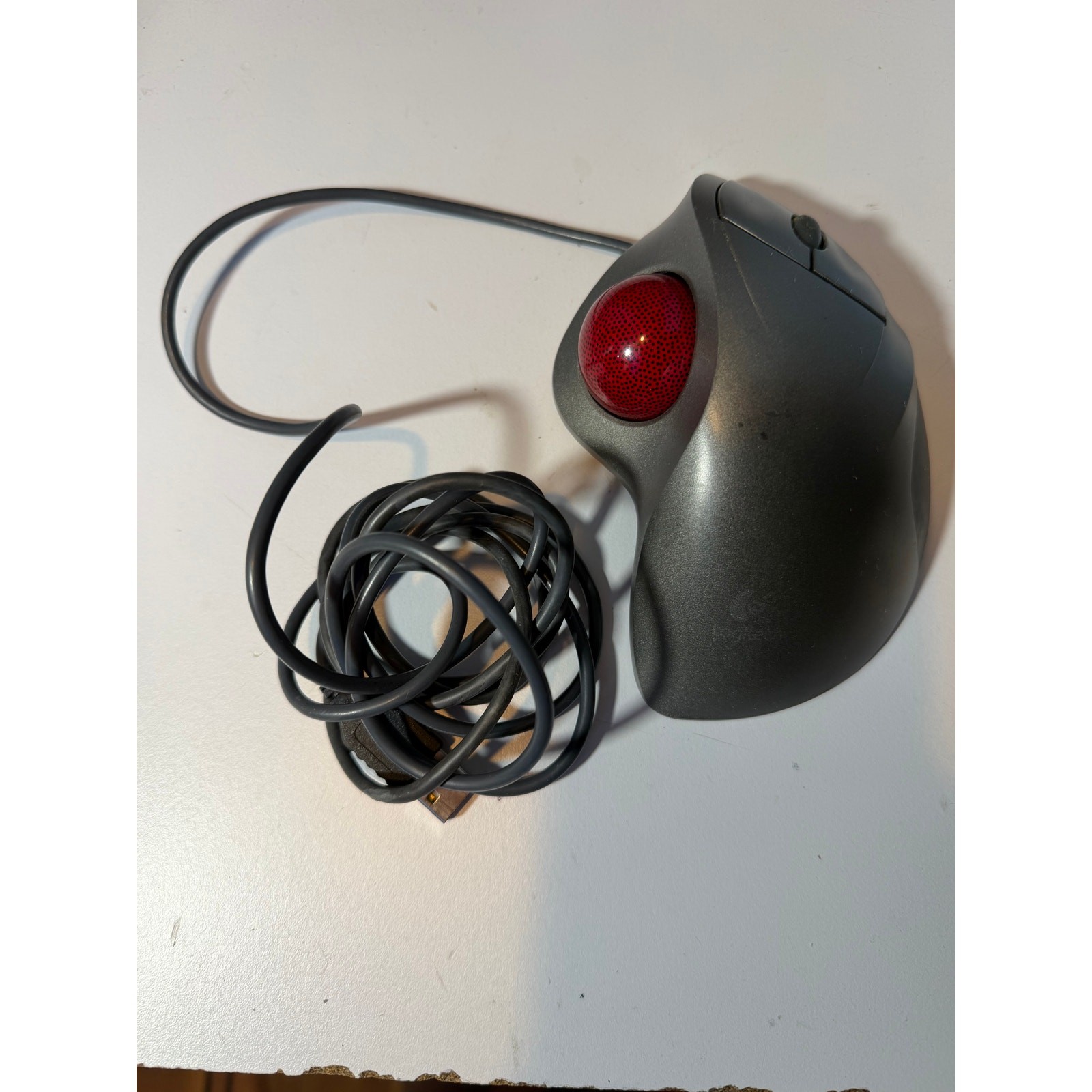 Logitech T-BB18 Trackman Wheel Trackball Mouse USB Wired