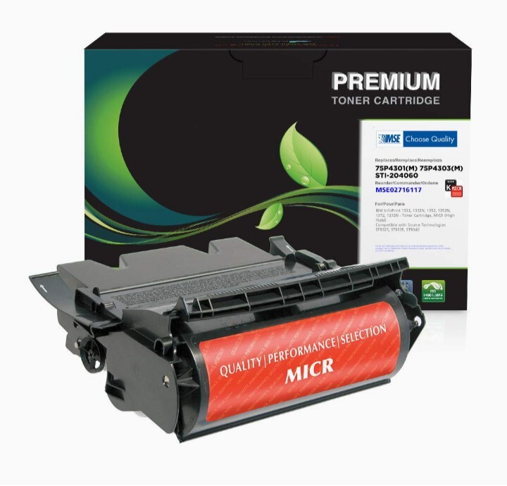 MSE MICR Toner Cartridge Replacement IBM STI-204061 Black