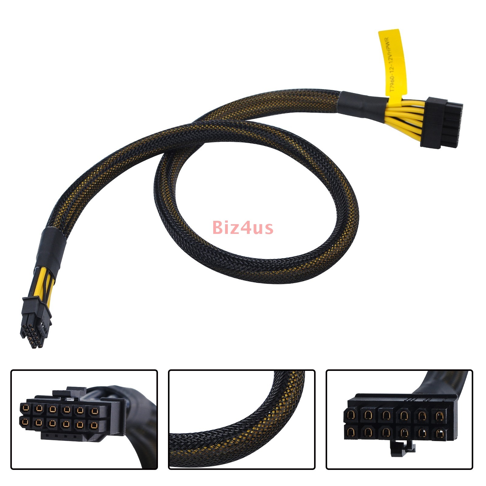 12pin to 16P 12VHPWR GPU Power Cable for Dell T7960 NVIDIA GeForce RTX 4090 4080
