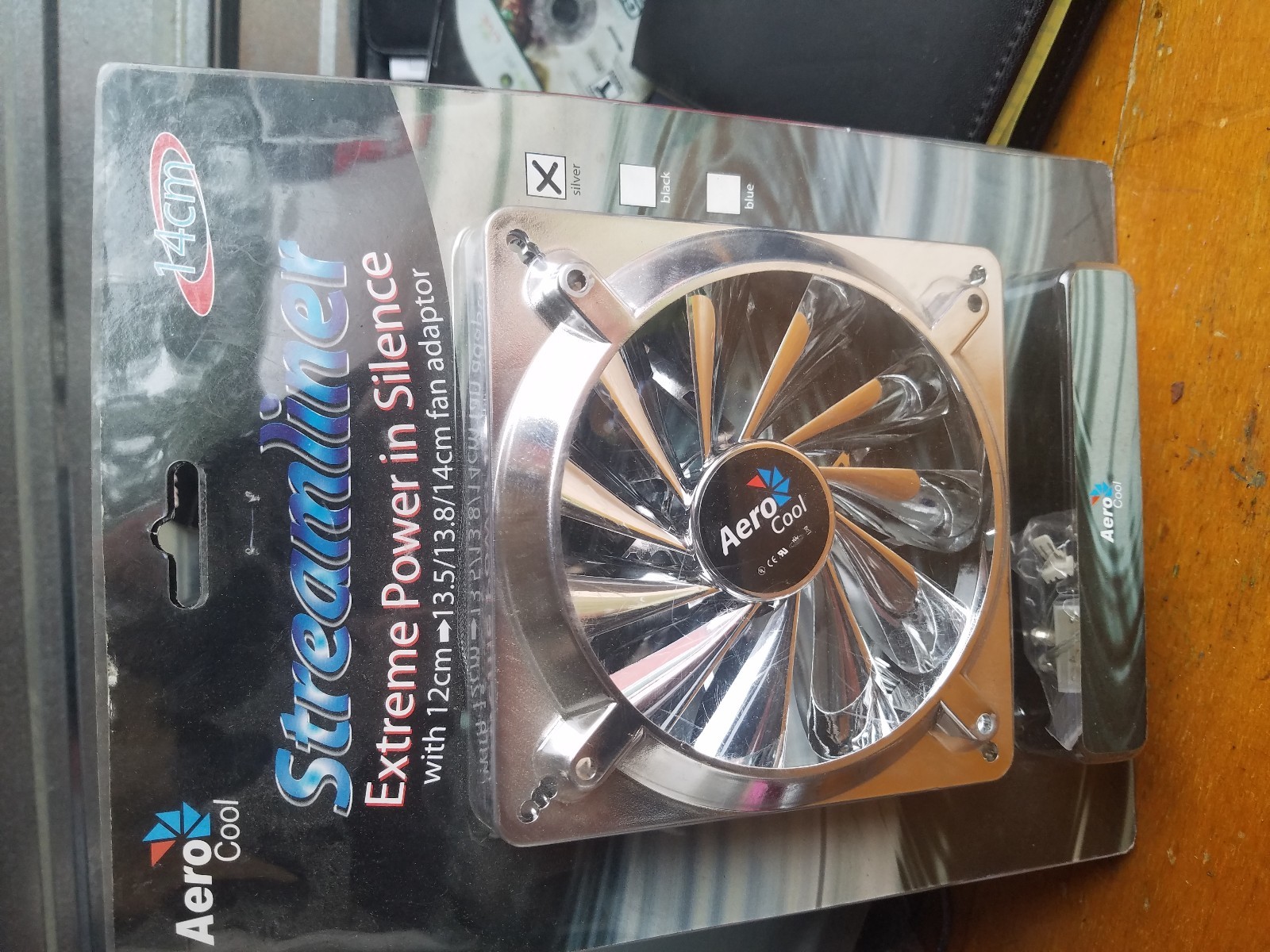 AeroCool Aero Cool PC case fan 14cm silver streamliner 