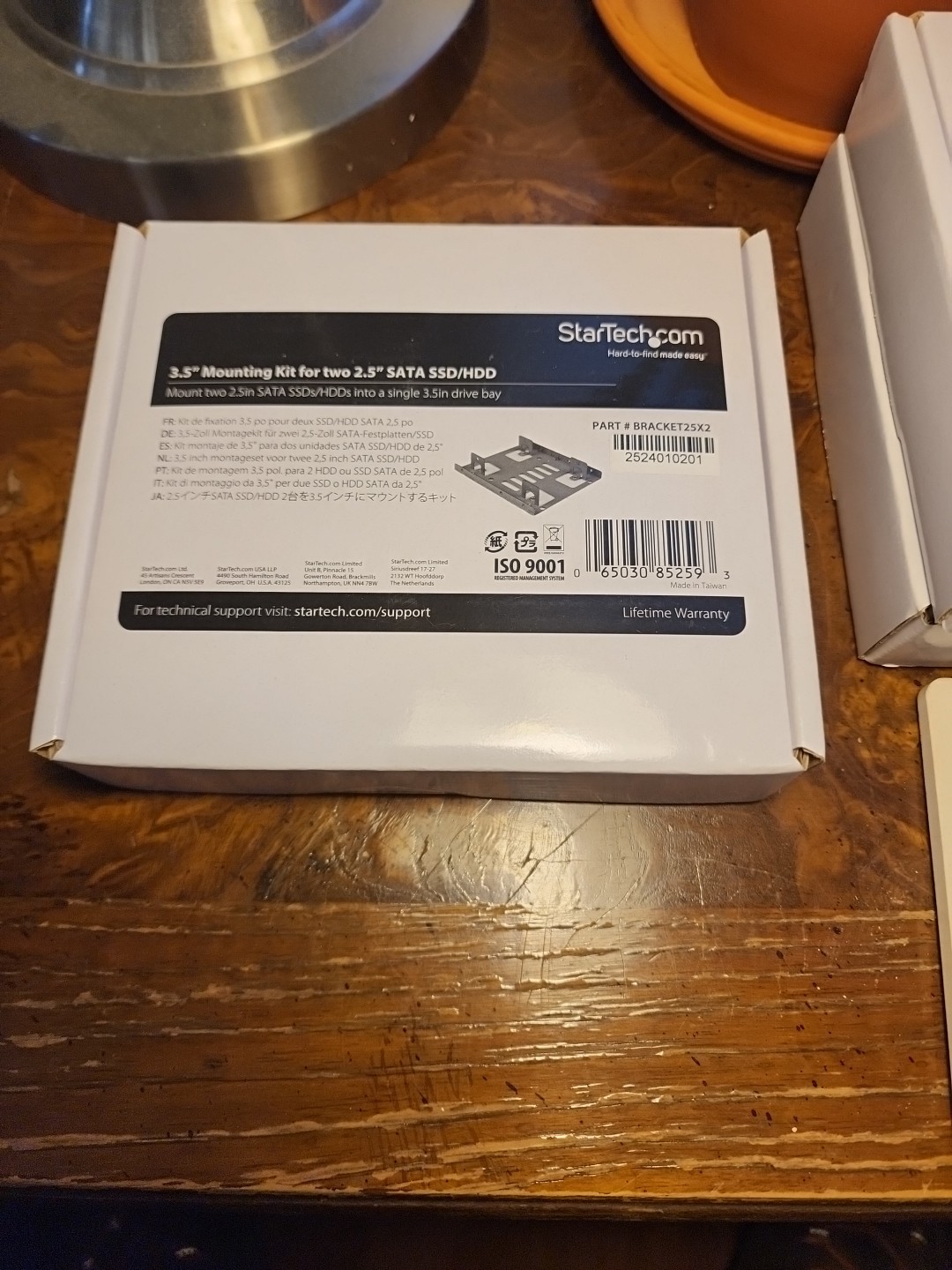 Startech 3.5" Mounting Kit for two 2.5" SATA SS/HDD NIB