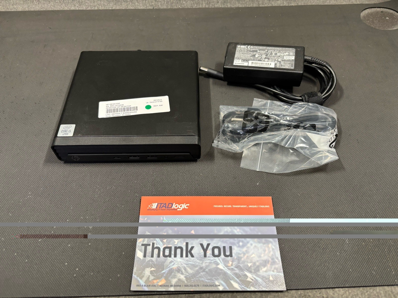 HP EliteDesk 800 G6 Mini i5-10500T 2.3GHz 16GB RAM 256GB NVMe No OS J12330