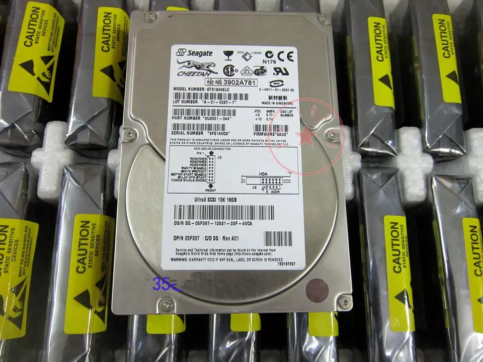 Seagate Cheetah 36ES 80PIN 18.4 GB,Internal,10000 RPM,3.5" ST318406LC Hard Drive