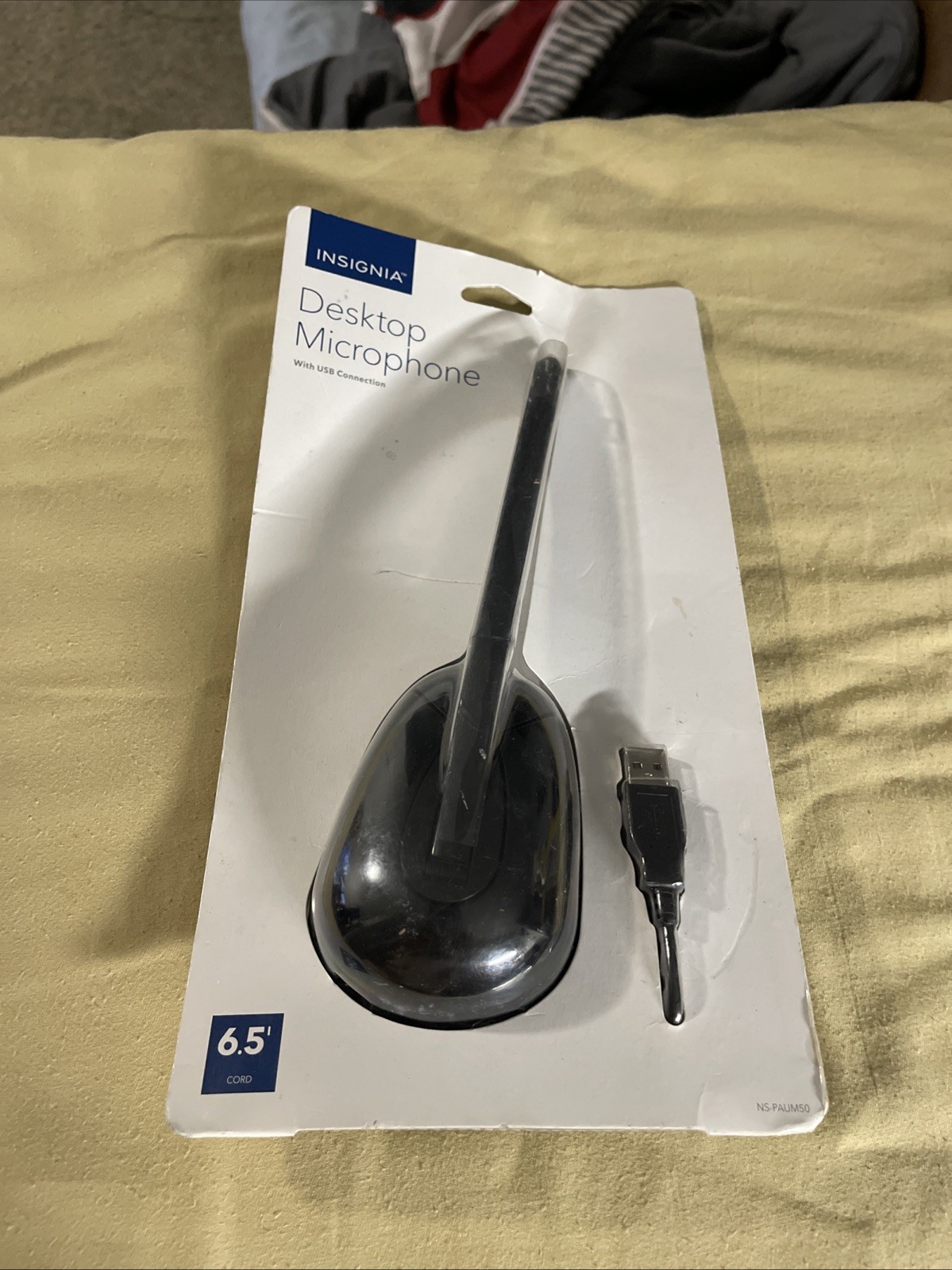 Insignia NS-PAUM50 New USB Microphone for Computer Video Calls