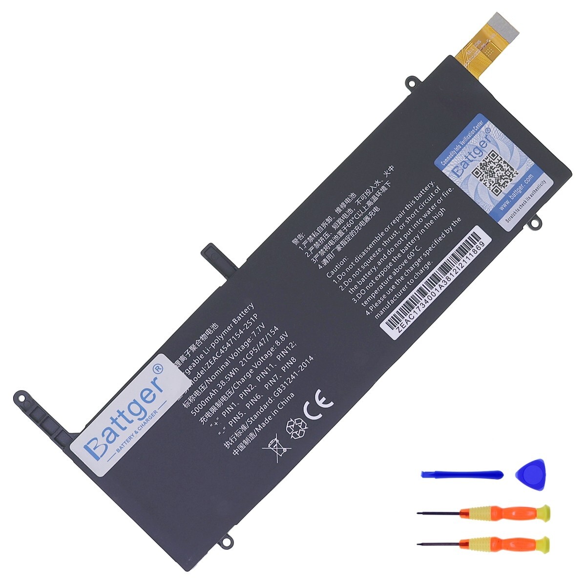 Genuine new 7.7V 5000mAh AEC4547154-2S1P battery for GPD Pocket 3 Pocket 4