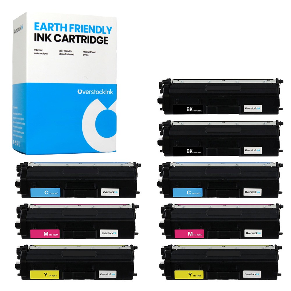 8X OSI Compatible TN436 Cartridges fits Brother MFCL8905CDW L9570CDW HL-L9310CDW