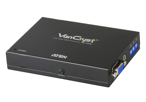 Aten-New-VE170RQ _ ATEN A/V OVER CAT5 EXTENDER WITH DESKEW FOR VS1208T