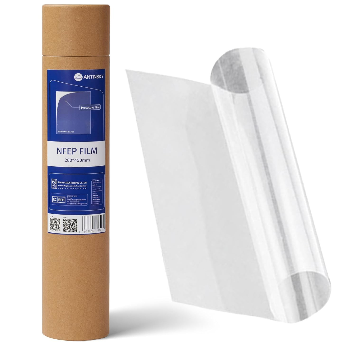 Antinsky nFEP PFA Release Film 280 * 450mm 1pc for Phrozen Sonic Mega 8k, Transf