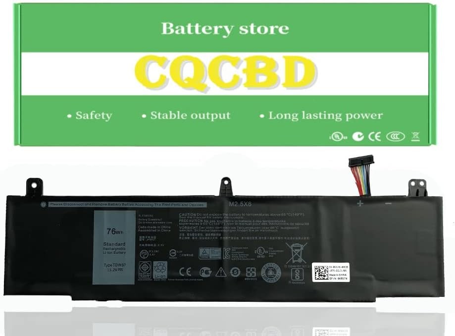 TDW5P Battery for Dell Alienware 13 R3 ALW13C D1738 D2718 D2728 D2738 D2838