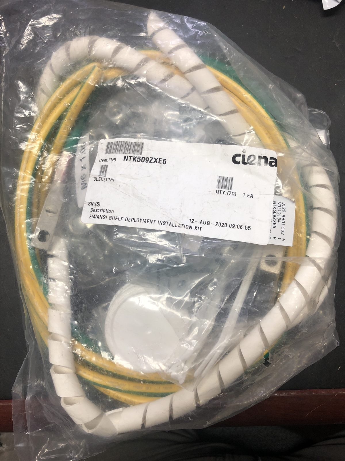 CIENA Item # NTK509ZXE6 - EIA / ANSI SHELF DEPLOYMENT INSTALLATION KIT - New 