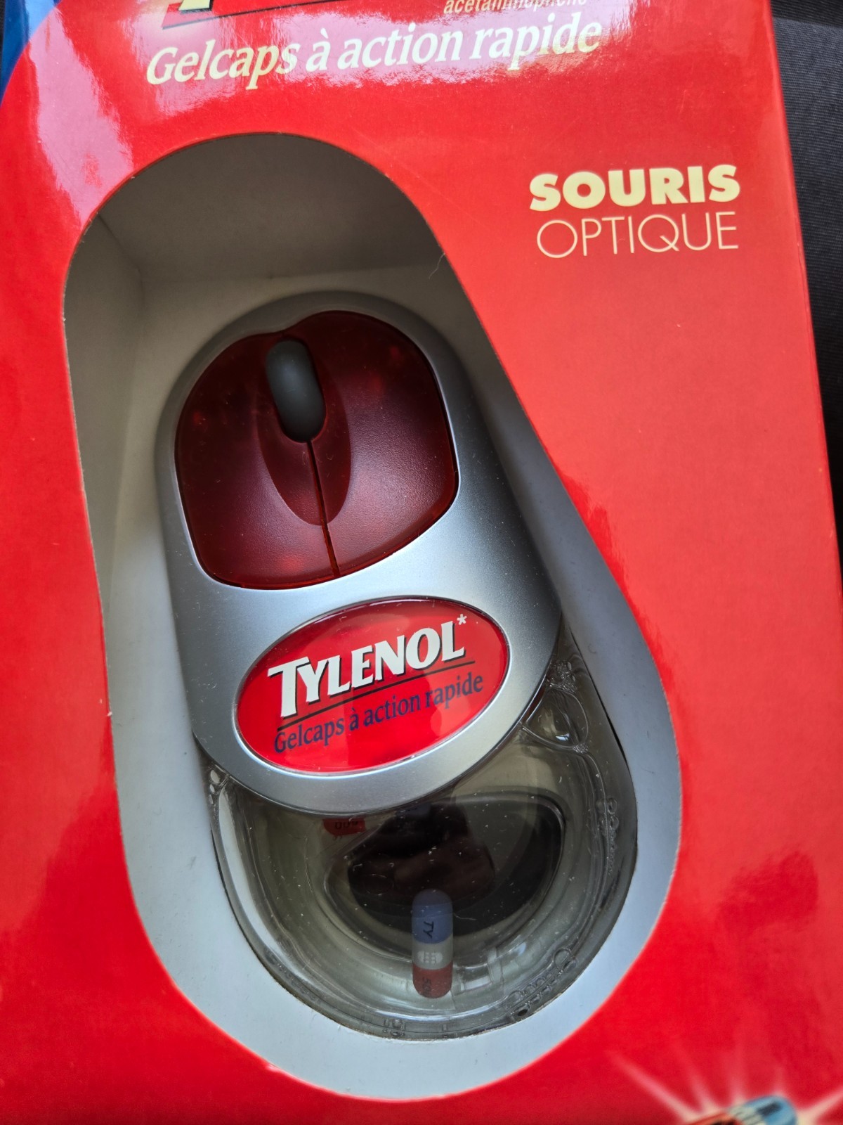 VINTAGE - RARE IN THE ORIGINAL BOX - MOUSE LIQUID/AQUA TYLEN0L - LAPTOP/COMPUTER