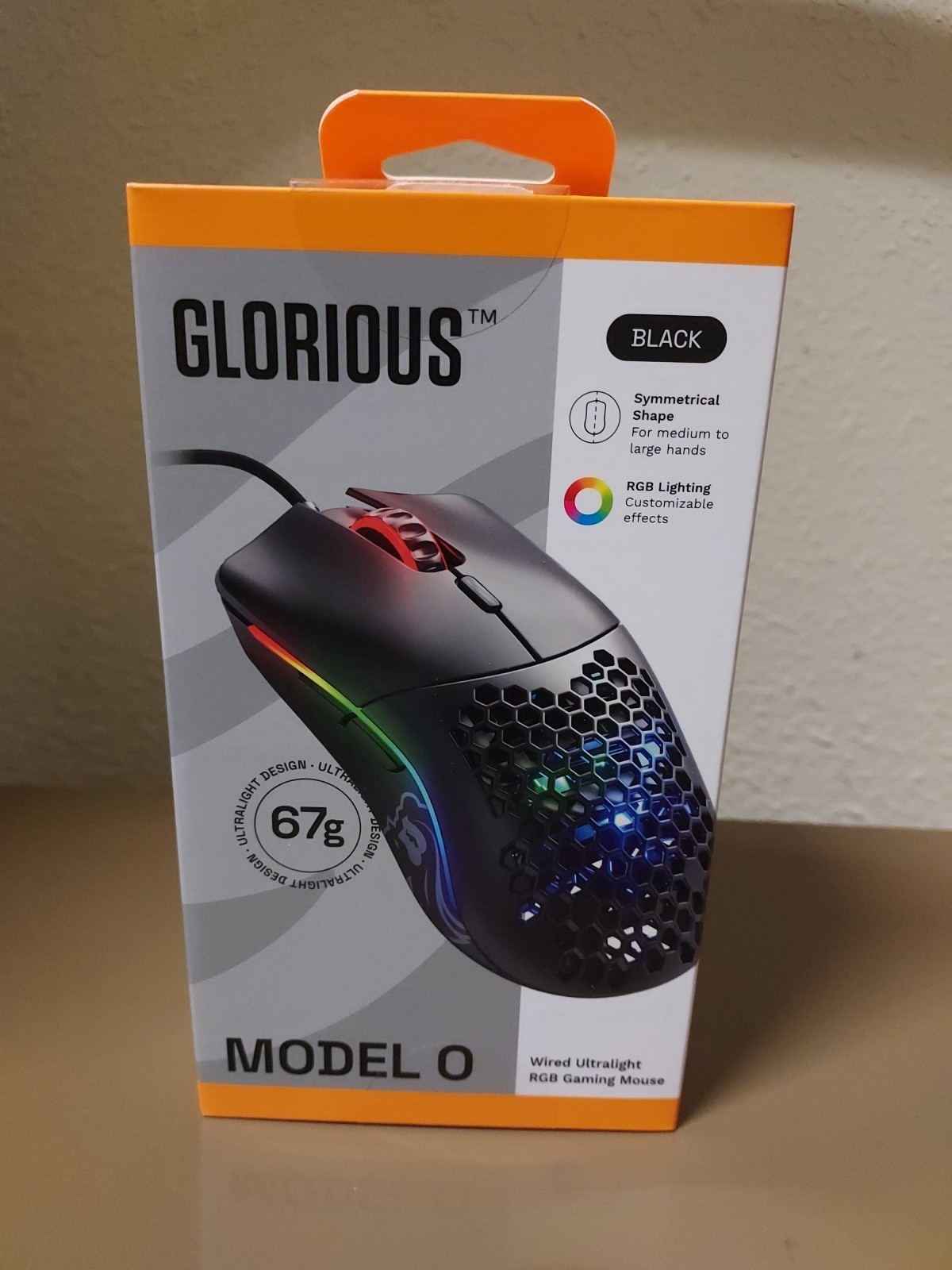 Brand New-Sealed Glorious Model O Ultra Lightweight Wired Gaming Mouse