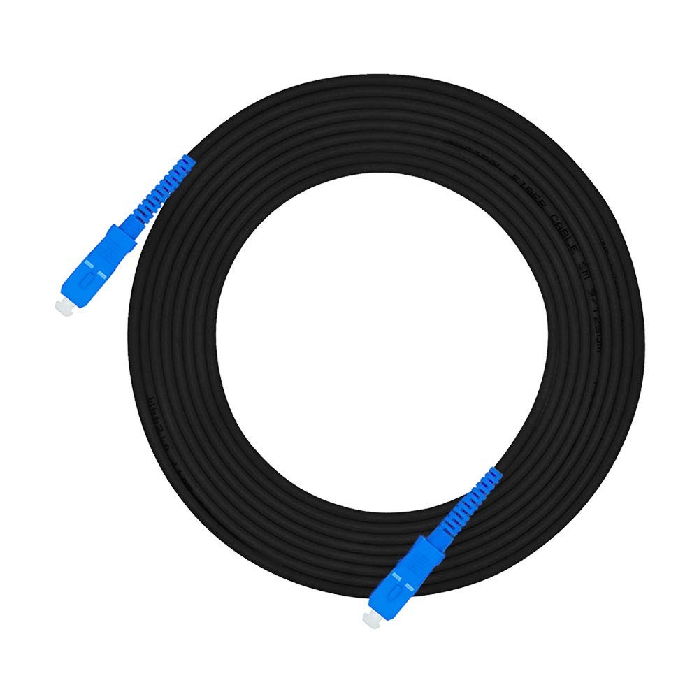 Jeirdus 100M SC-SC Outdoor Armored Singlemode 9/125 Fiber Optic Cable