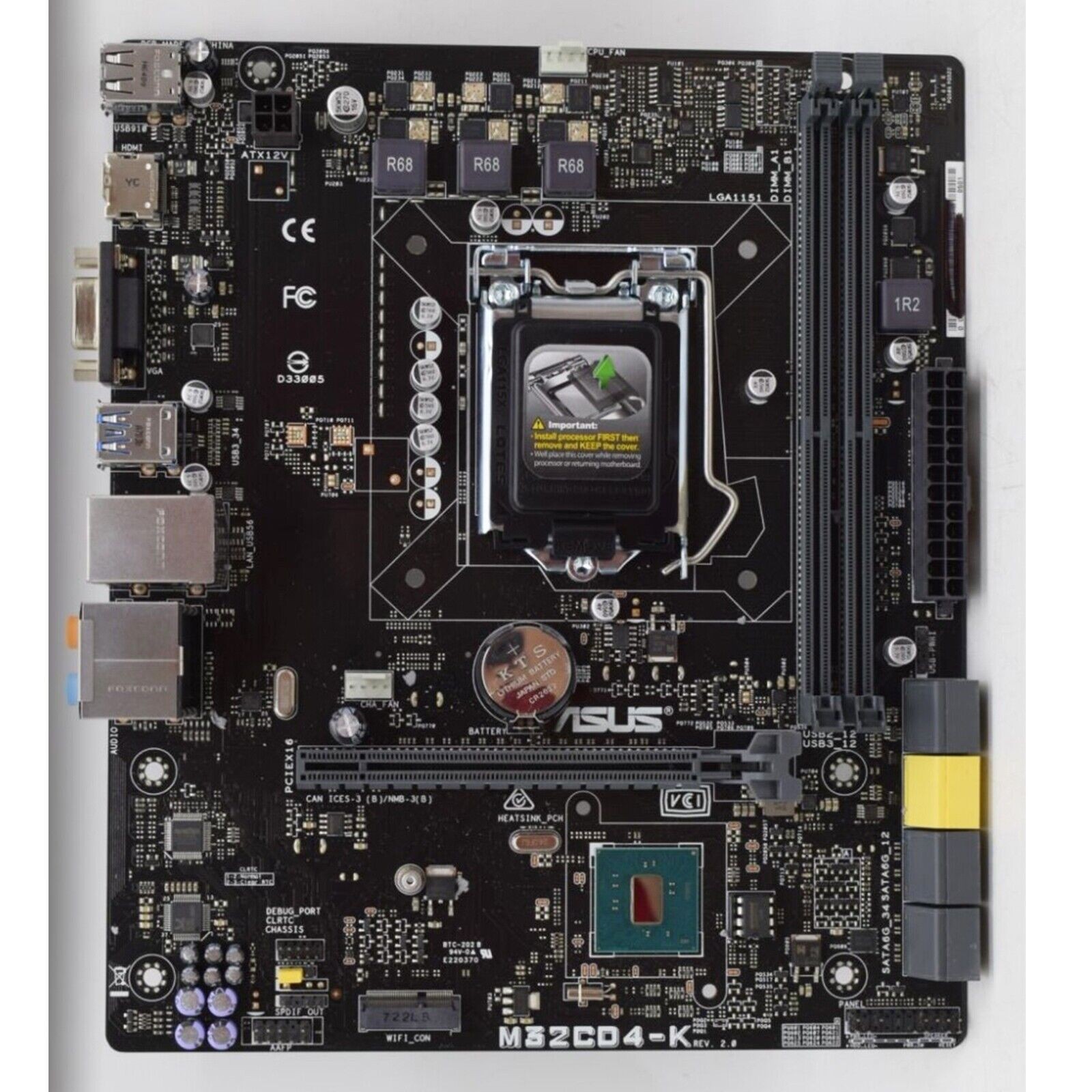 New FOR ASUS M32CD4-K Motherboard LGA 1151 DDR4 Micro-ATX 90PD01J0-R01000