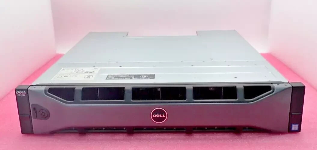 Dell Compellent SC4020F Storage Array 24x 2.5" Bay 2x 2-Port 16Gb FC Controller
