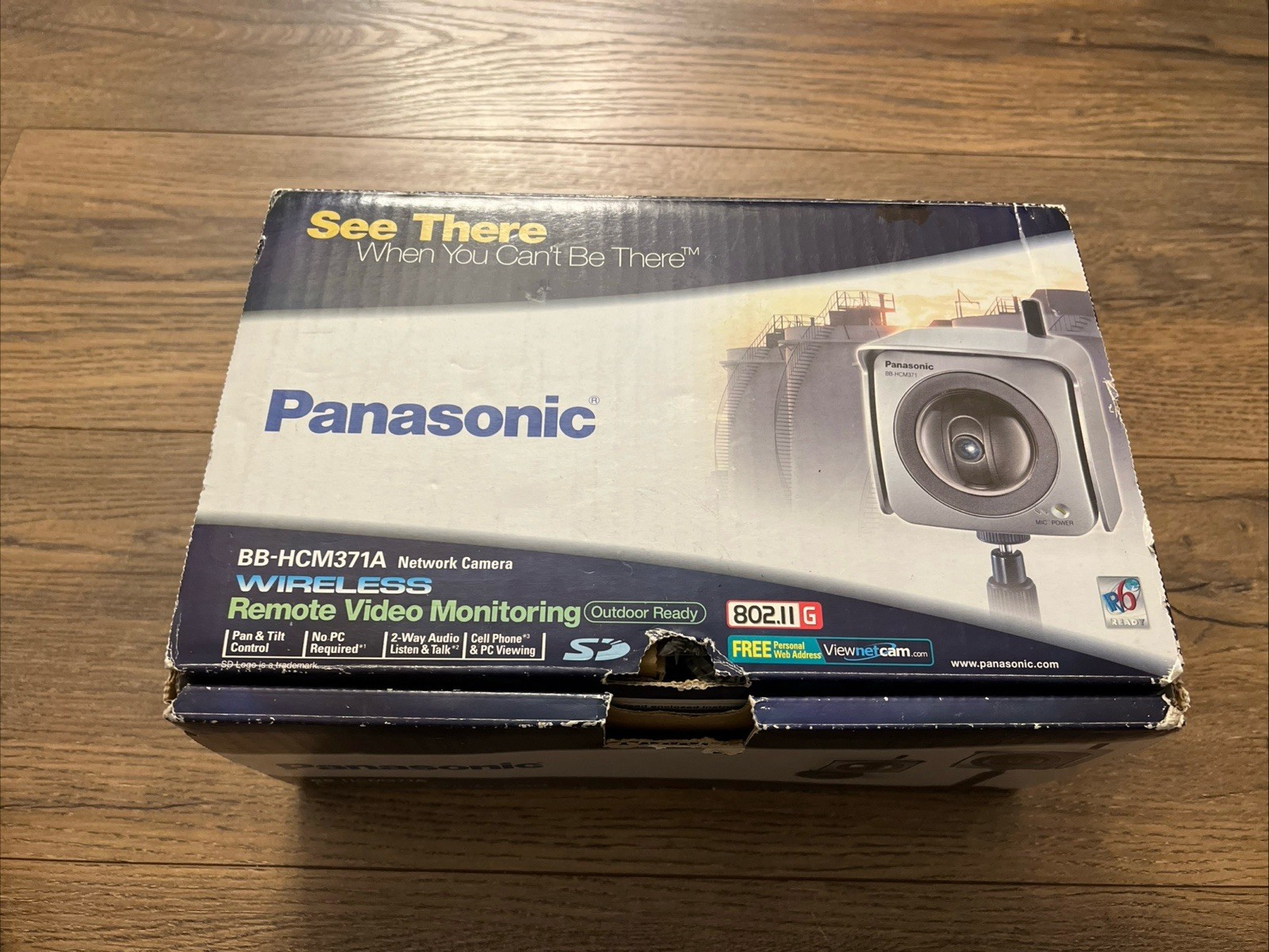 Panasonic BB-HCM371A Wireless Outdoor Pan/Tilt Network Camera 2-Way Audio