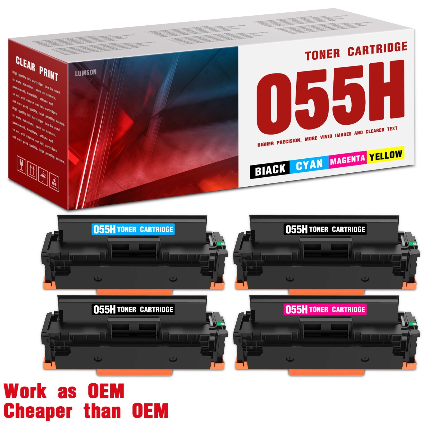 055H 055 Toner Cartridge for Canon MF744CDW MF742CDW MF746CX MF740XDW LBP663CDW
