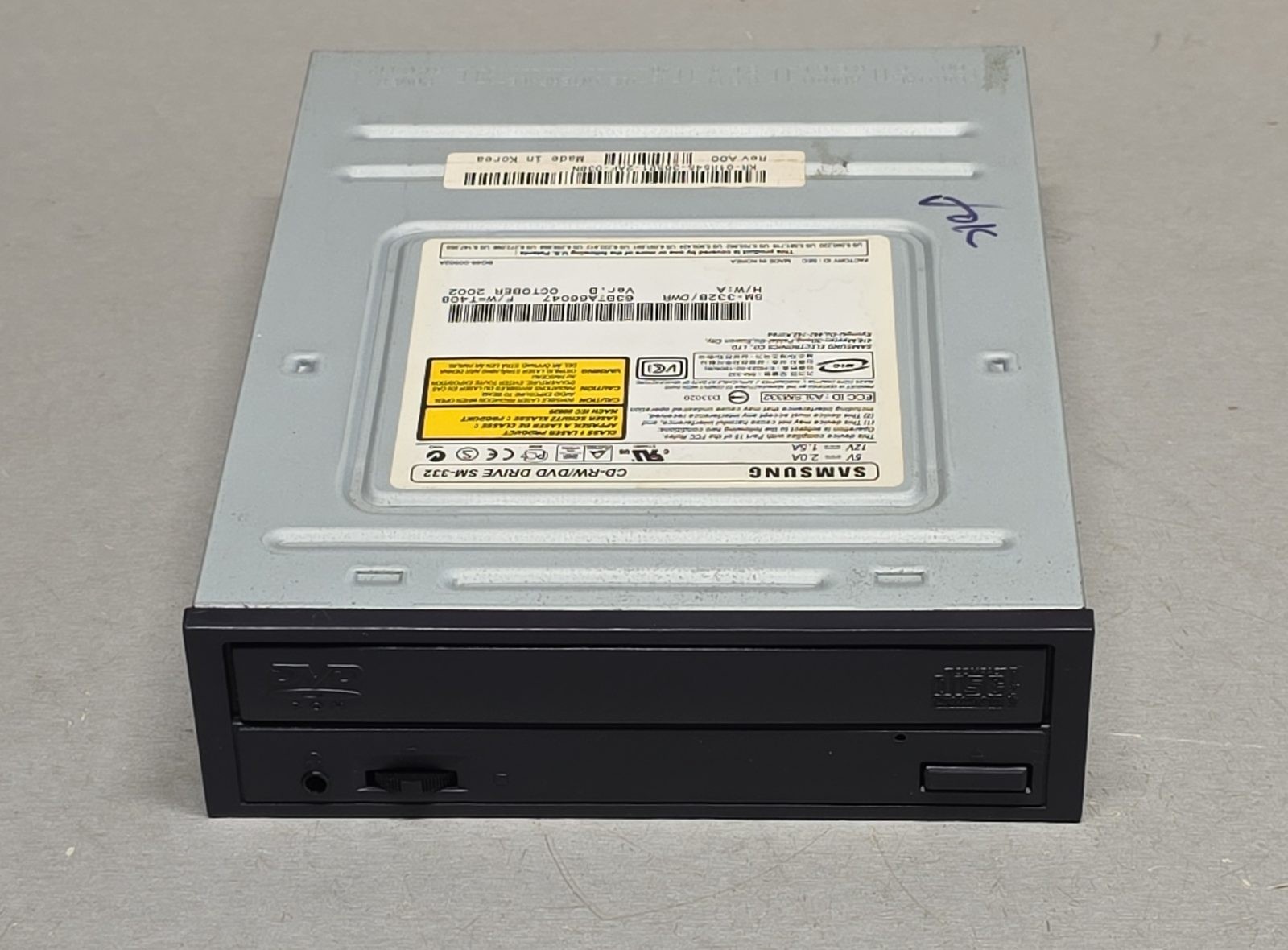 Samsung SM-332 CD-RW/DVD-ROM Combo Drive IDE SM-332B DWR October 2002