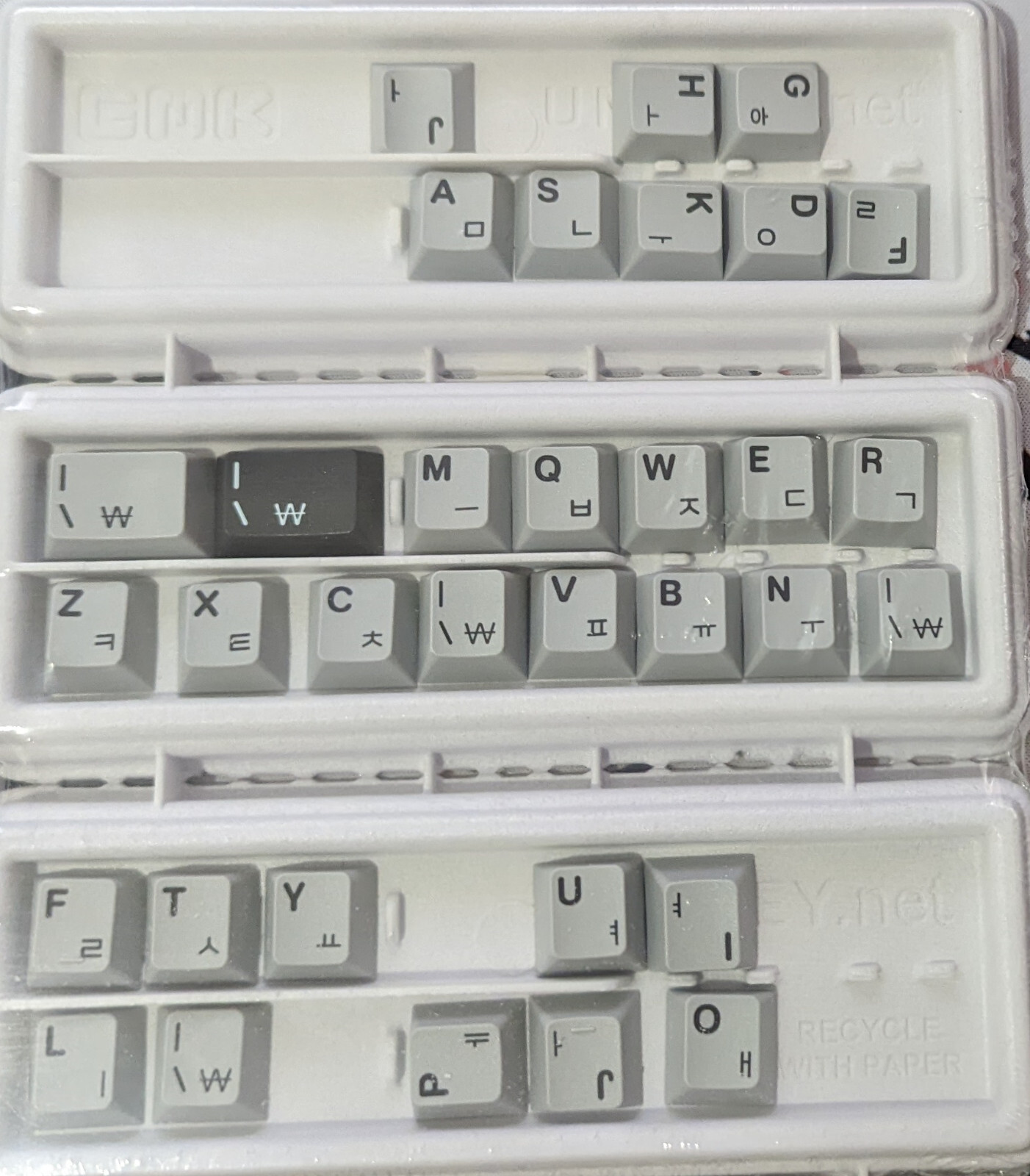GMK Rainy Day - Hangul Kit Keycaps