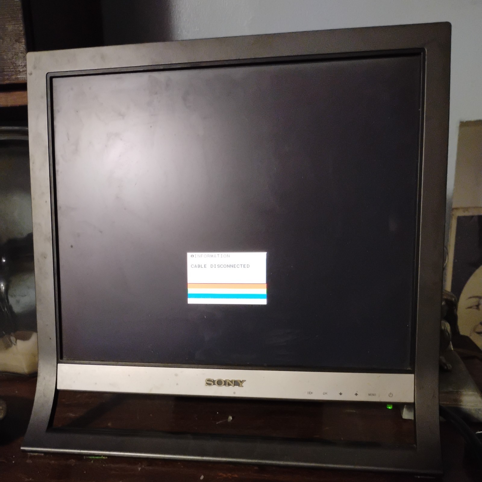 Sony SDM-HS75/B 17" LCD Monitor Black 1272