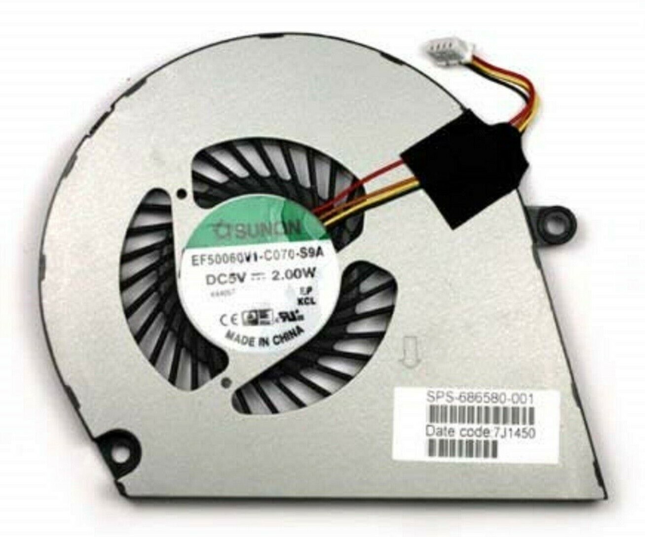 NEW CPU Fan For HP ENVY TouchSmart M6-K m6-k125dx m6-k088ca m6-k022dx Sleekbook 