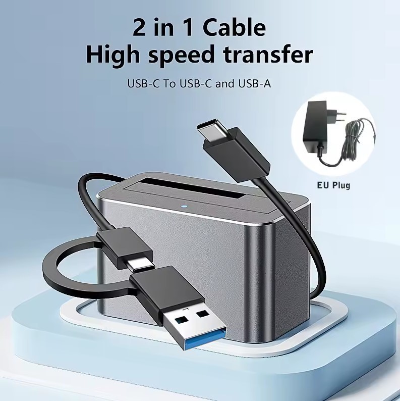 Blueendless 2.5/3.5'' SAS/SATA Hard Drive Disk External Case Sata to USB 3.0 Hdd