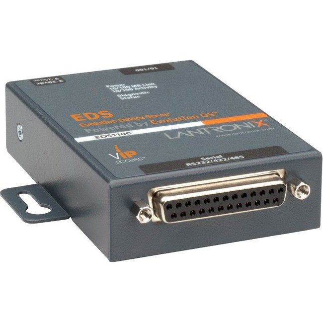 Lantronix One Port Secure Serial (RS232/ RS422/ RS485) to IP Ethernet Device