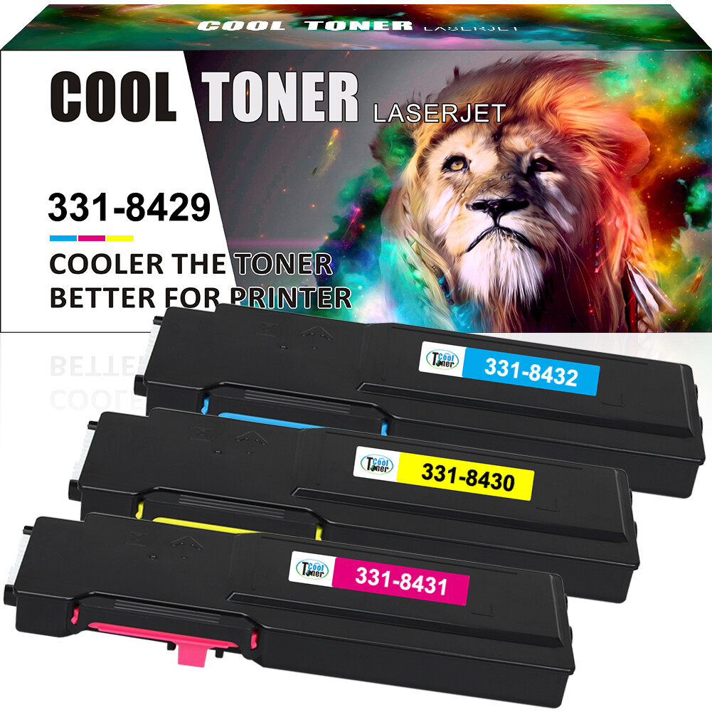 3PK 331-8429 Color Laser Toner Compatible for Dell C3760n C3760dn C3765dnf MFP