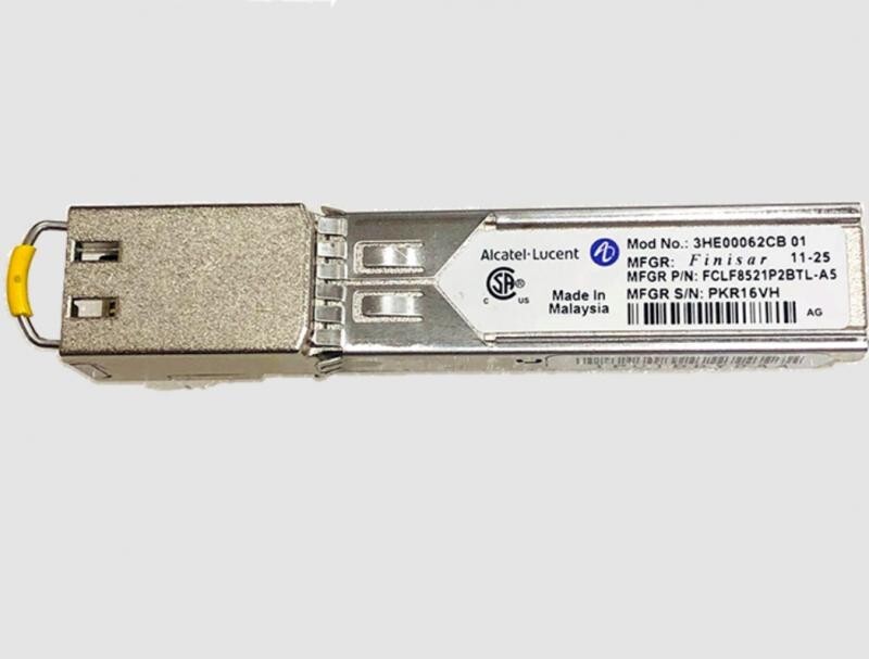Ethernet RJ45 SFP Alcatel-Lucent 3HE00062CB-01 Transceiver Module