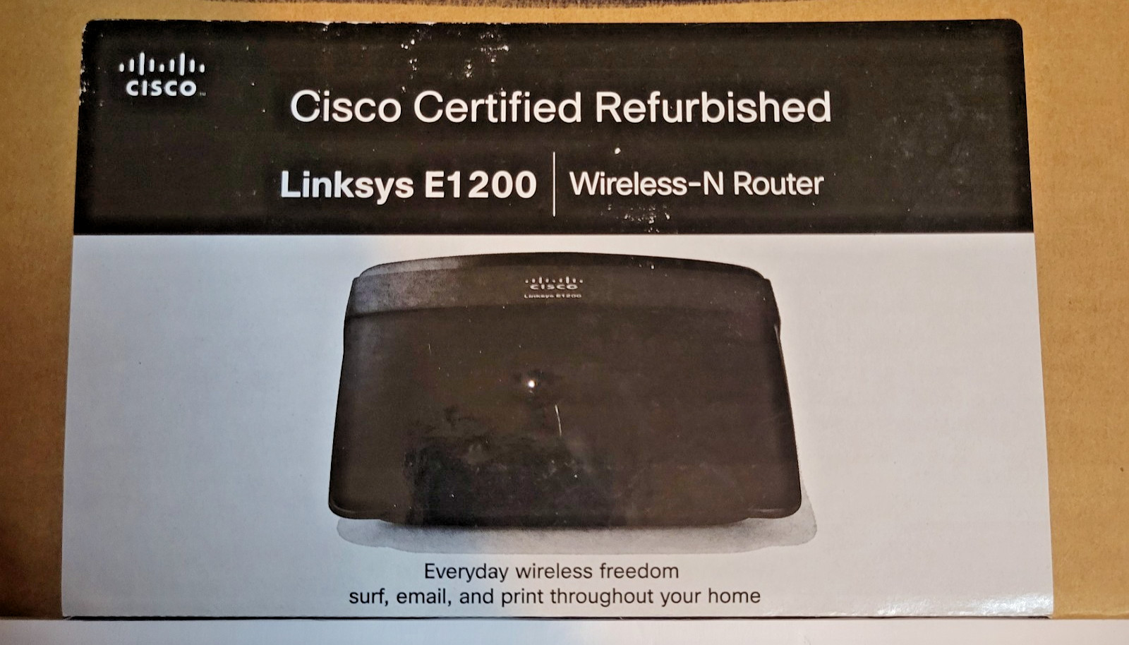 Linksys E1200 300 Mbps 4-Port 10/100 Wireless N Router