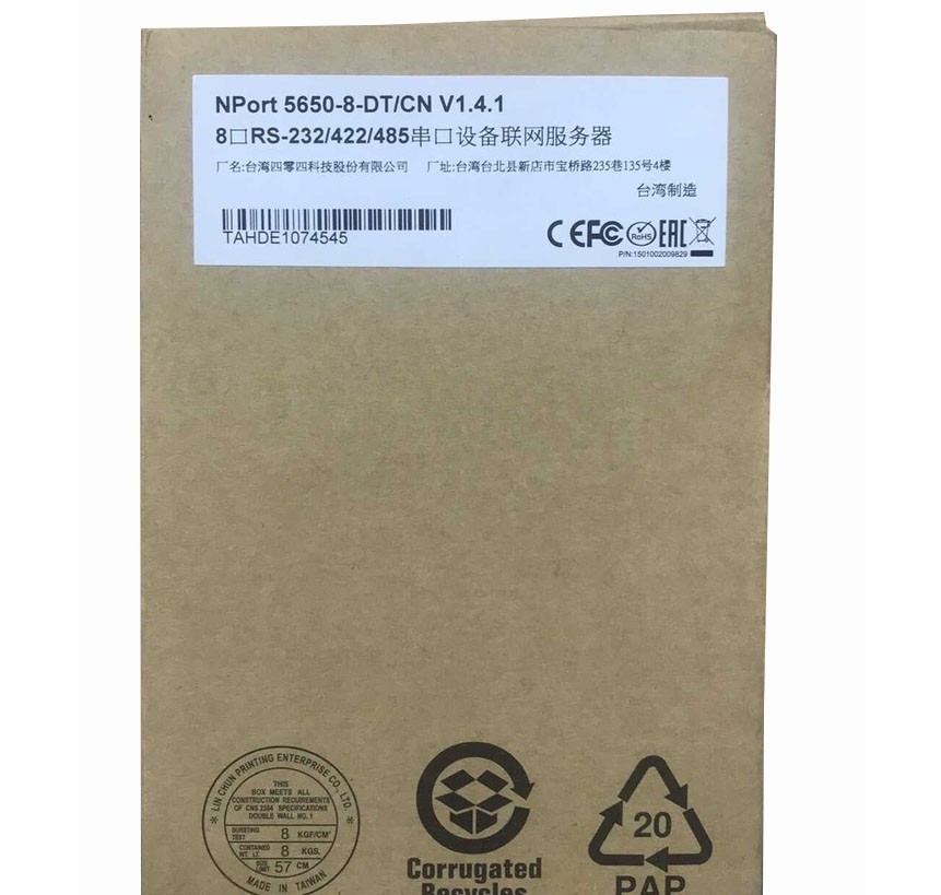 NPORT5650-8-DT New MOXA NPORT5650-8-DT 8-port Serial Server