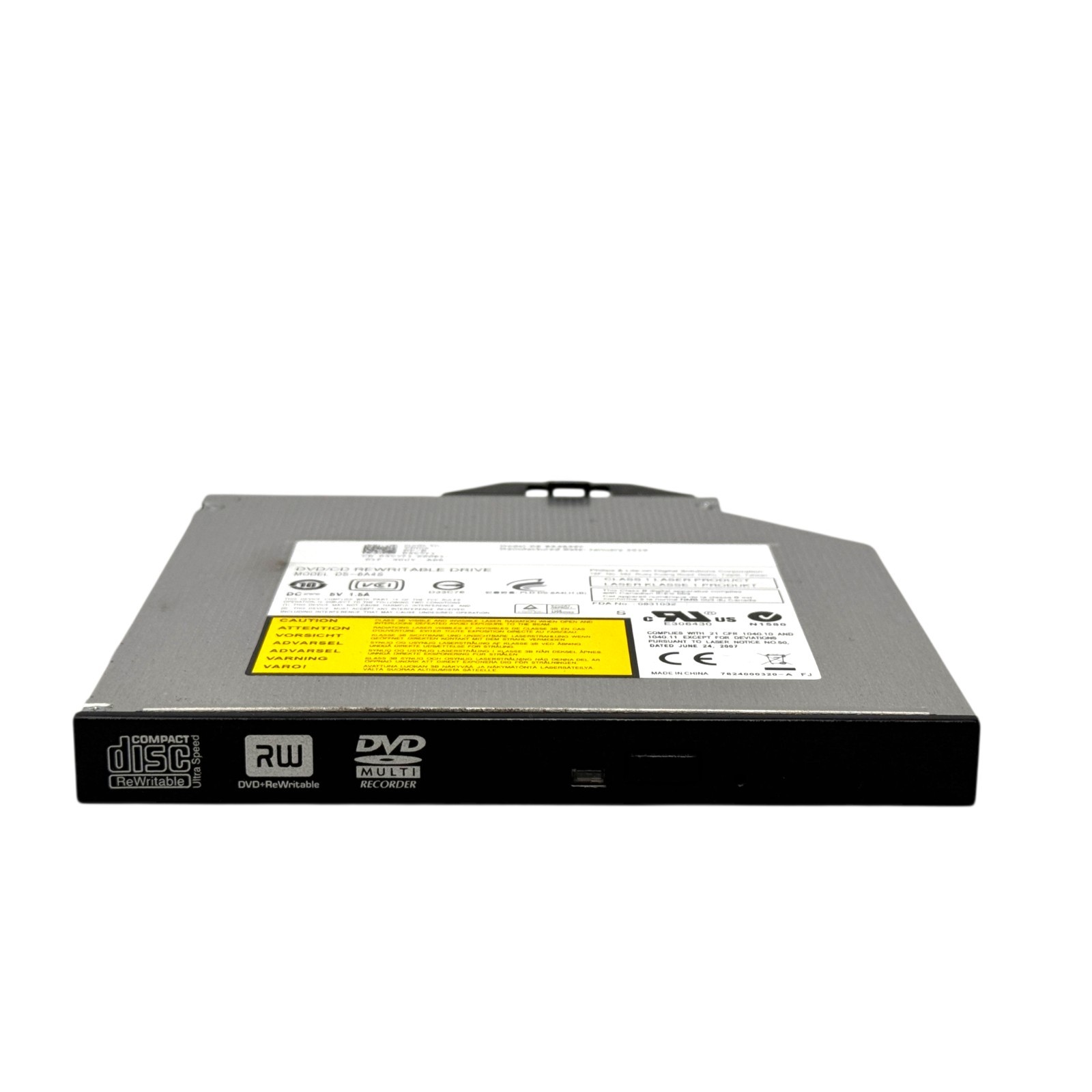 Dell Philips Lite-On DS-8A4S 04V7F1 Internal Laptop SATA DVD RW CD Drive Burner