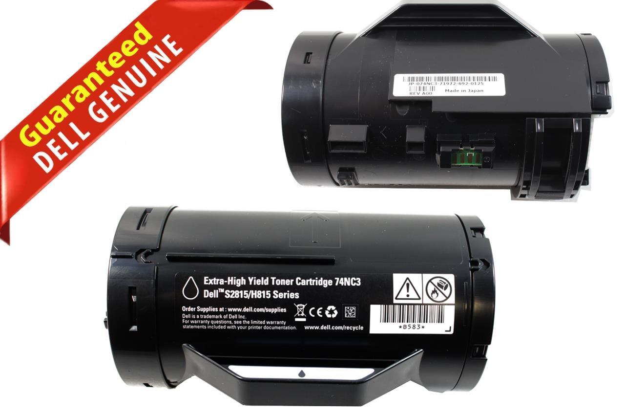 Genuine Dell S2815 H815 Series 9000 Page Toner Cartridge BLACK CT202406 74NC3