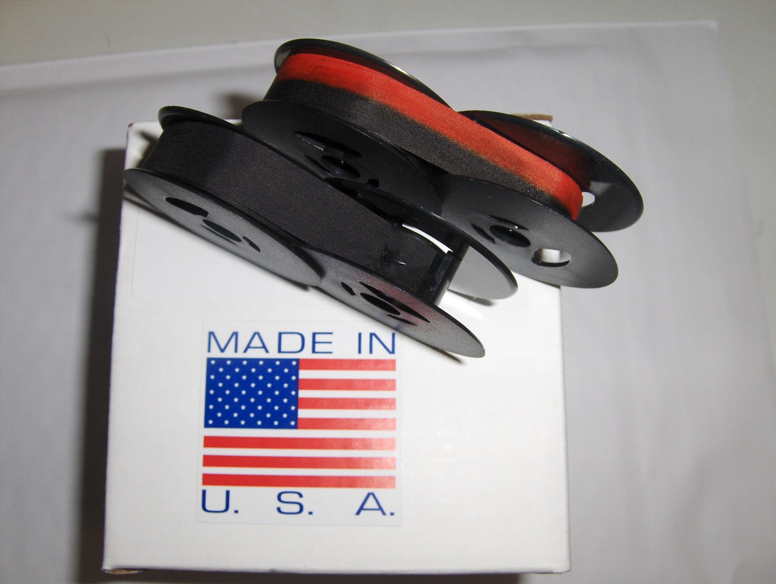 Imperial Mercury Typewriter Ribbon 2 Pack - (1) Solid Black + (1) Black and Red