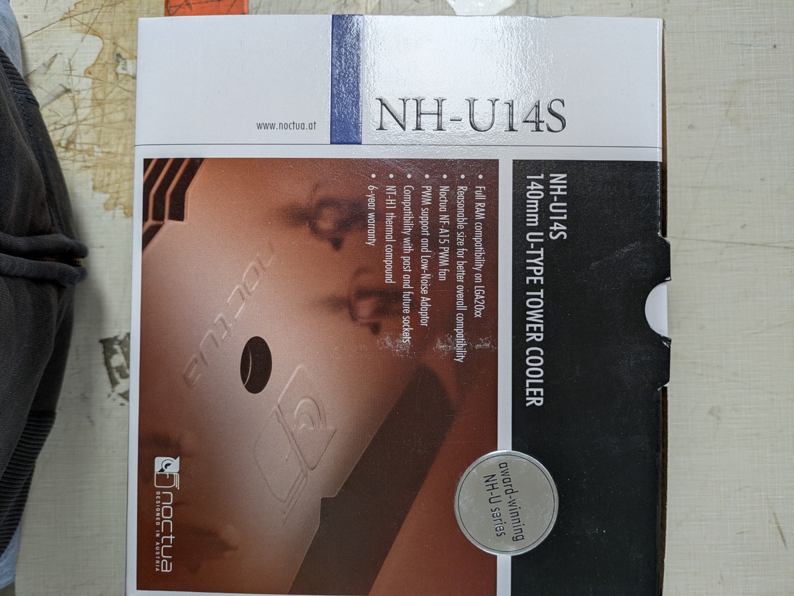 Noctua NH-U14S CPU Heatsink -  (1) NF-15 PWM Fan - New in Box