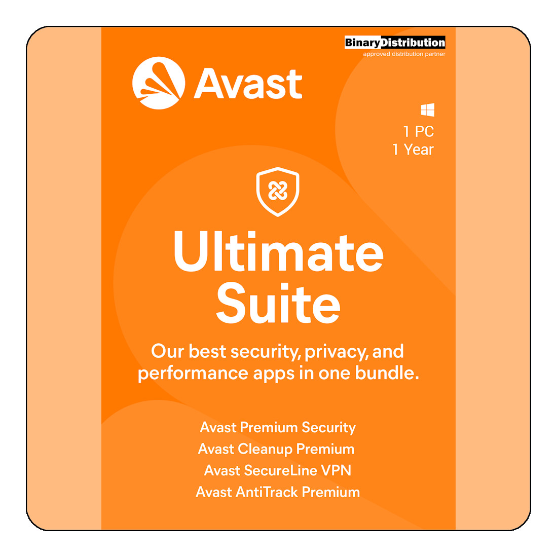 Avast Ultimate Suite 2026 - 1 PC - 1 Year - VPN, Cleanup & AntiTrack [Download]