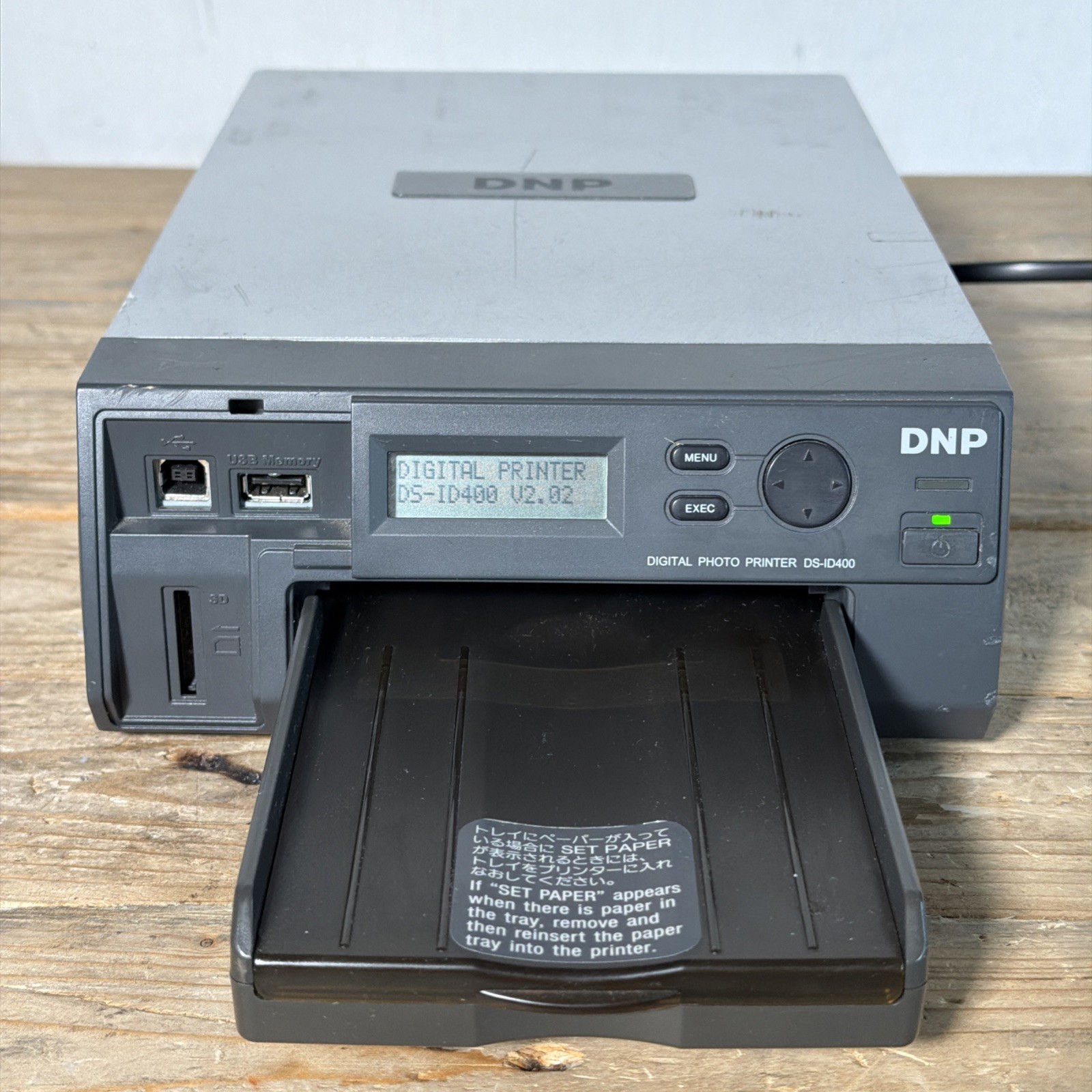 DNP DS-ID400 Digital Photo Printer Used Untested