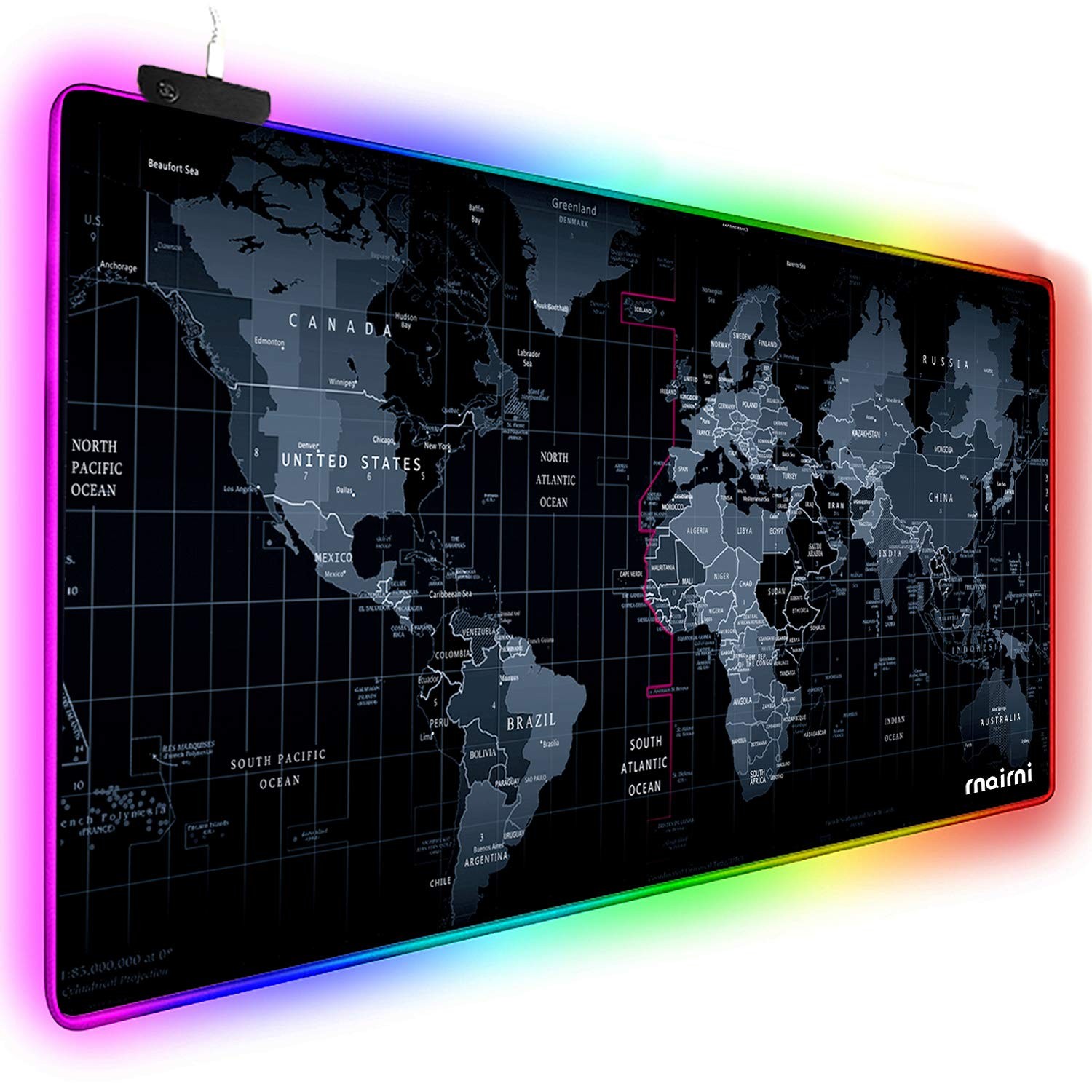 RGB Gaming Mouse Pad XL Extended Led Desk Mat Large Waterproof Computer Keyboard