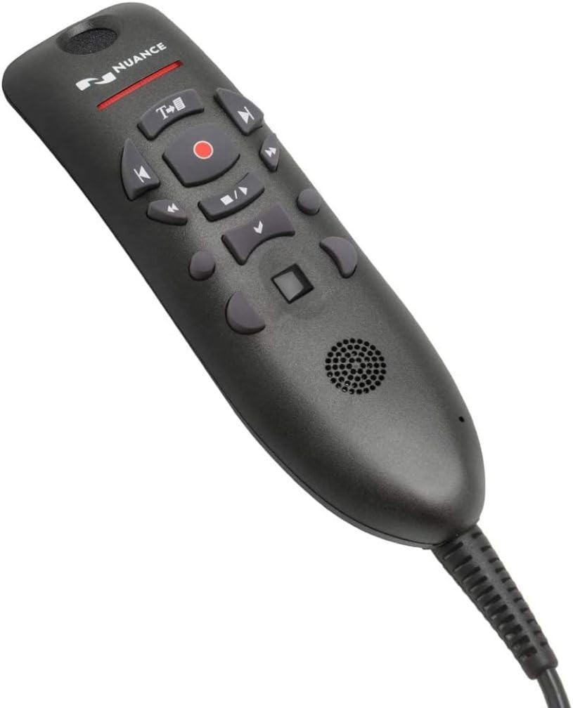 Nuance Communications 0POWM3N9-E01 III Mono; 20 Hz to 16 kHz; Wired; 9 ft Cord;