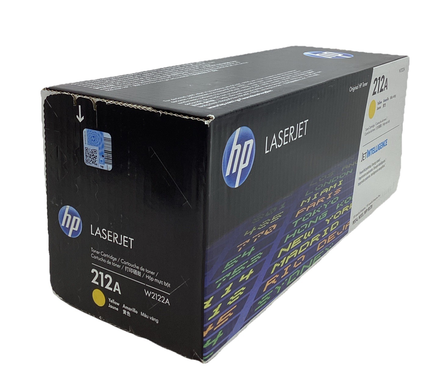 HP 212A W2122A Genuine Yellow Toner Cartridge LaserJet Enterprise M554 M555 M578
