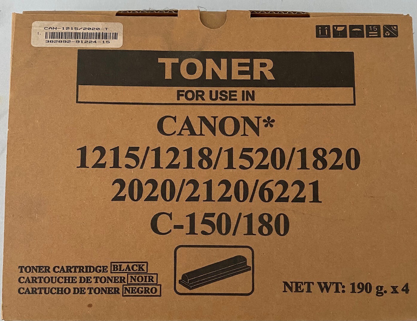 Canon NPG1 1372A006AA for C150 C180 NP-1015 NP-1520 NP-1820 4pcs/Retail Box