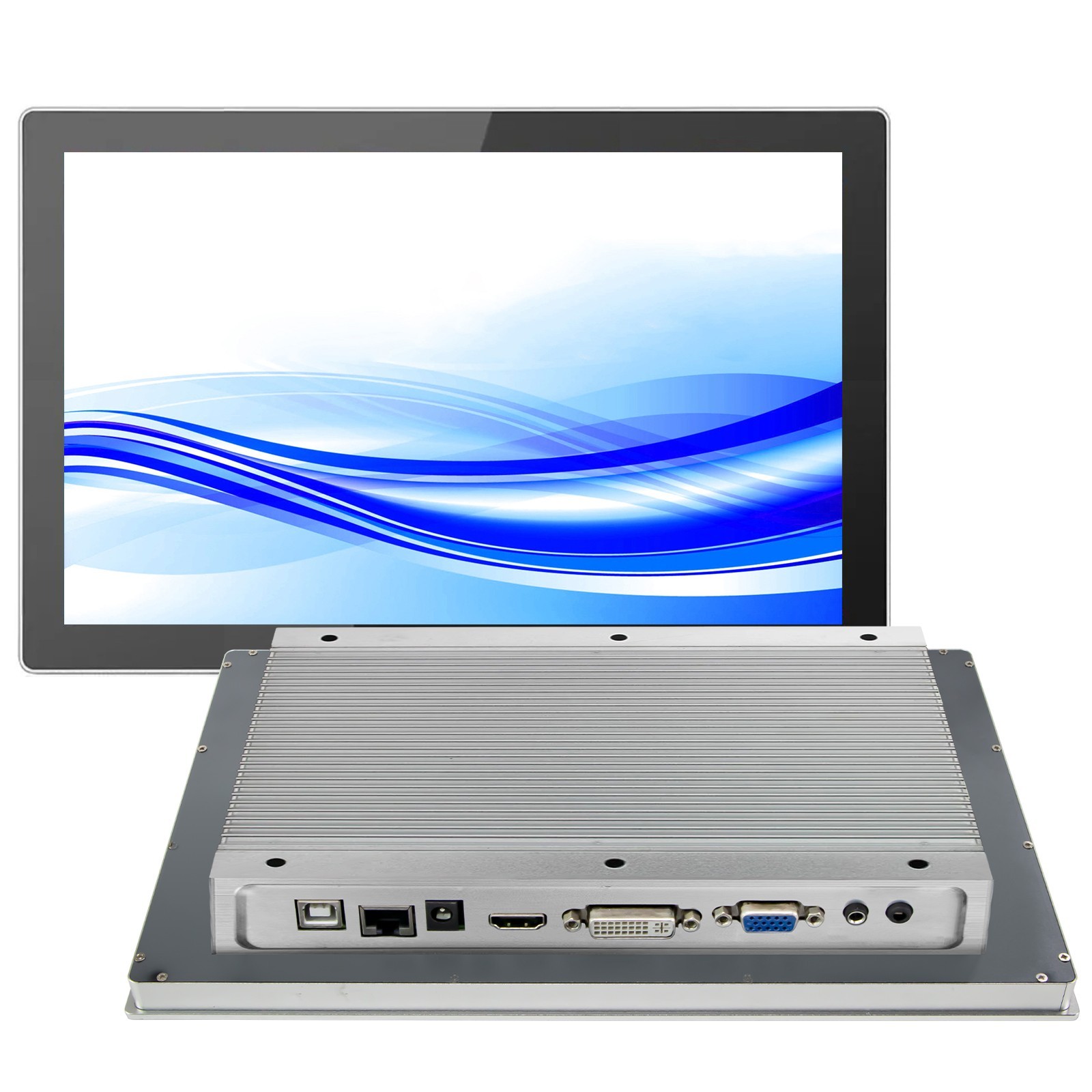 GreenTouch 10.1 Inch 10-Point Capacitive Touch Screen Monito-HDMI/VGA/DVI Port
