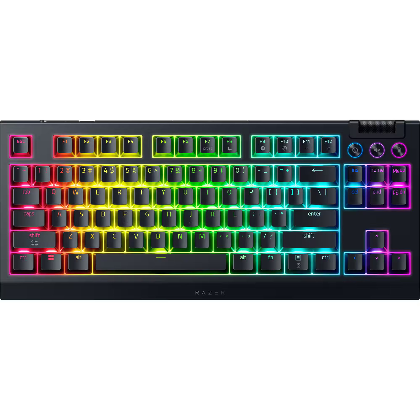 Razer - BlackWidow V4 TKL HyperSpeed Wireless Mechanical Orange Switch Gaming...