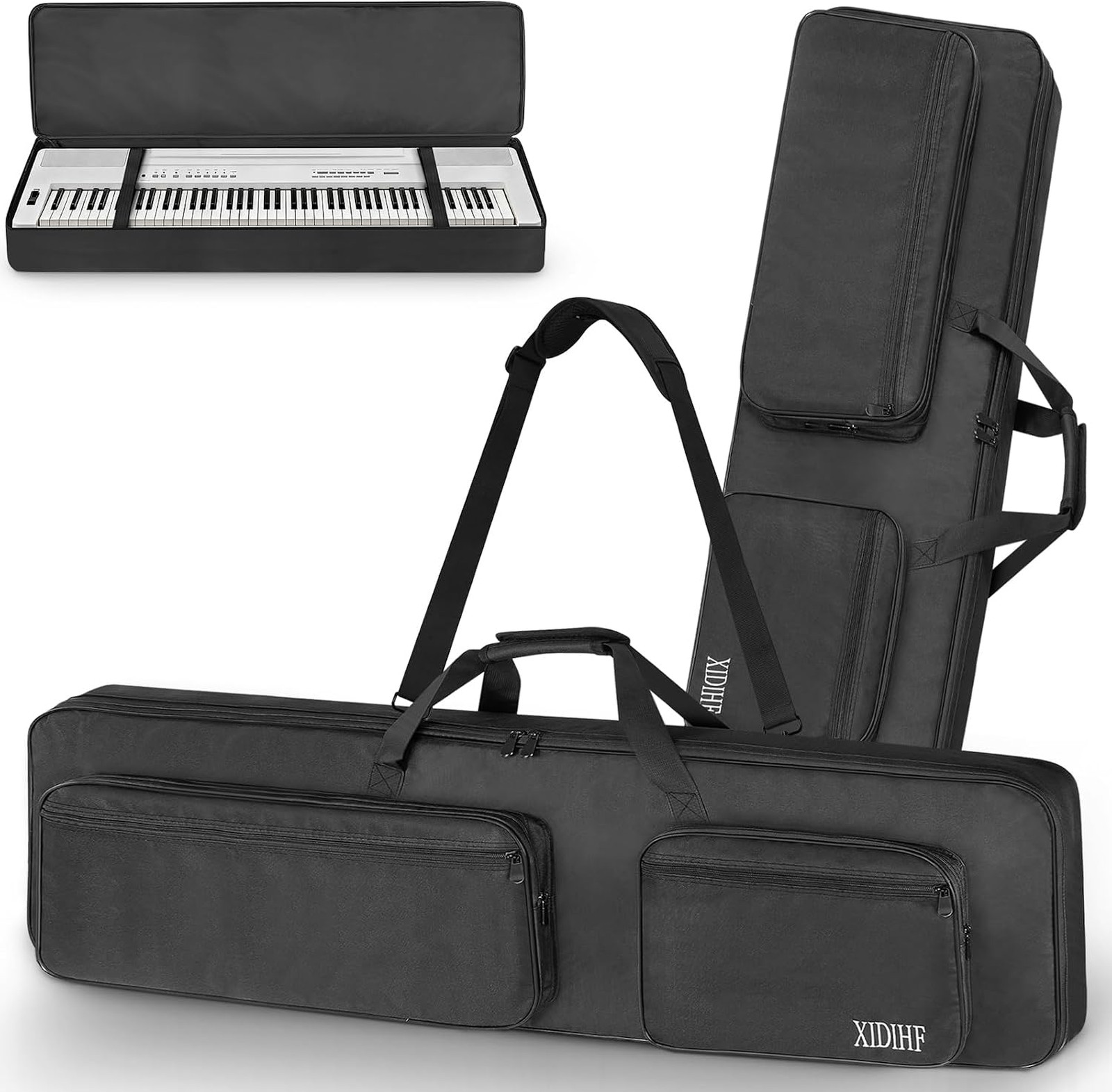 Slim 88-Key Keyboard Gig Bag, 53.9''x6.1''x13''