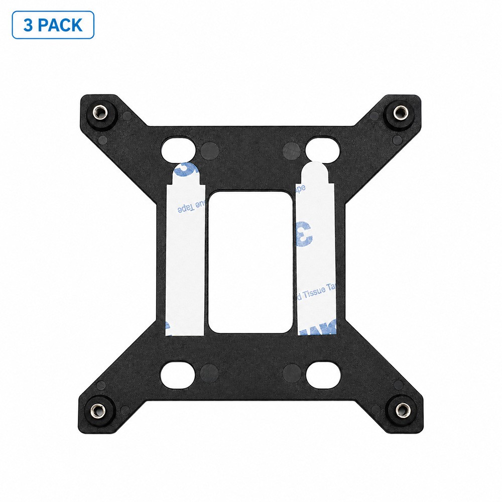3-Pack Universal CPU Cooler Backplate Bracket for Intel LGA 1700/1800/1851
