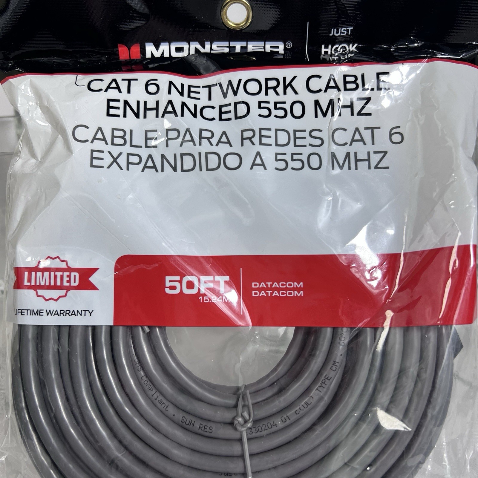 Monster Cable CAT6 Enhanced 550 Mhz Ethernet Cable - 14' (4.27m)