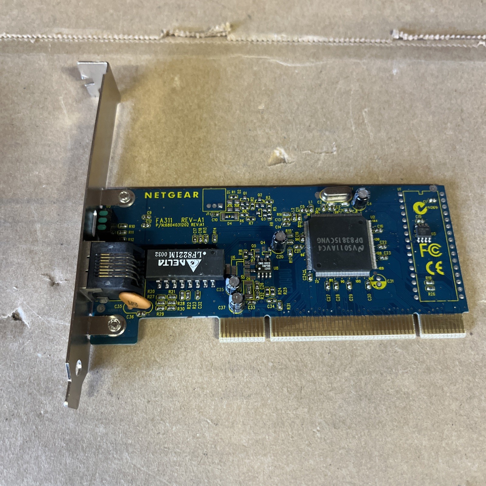 NETGEAR FA311 REV-A1 PCI Fast Ethernet Network Adapter Card