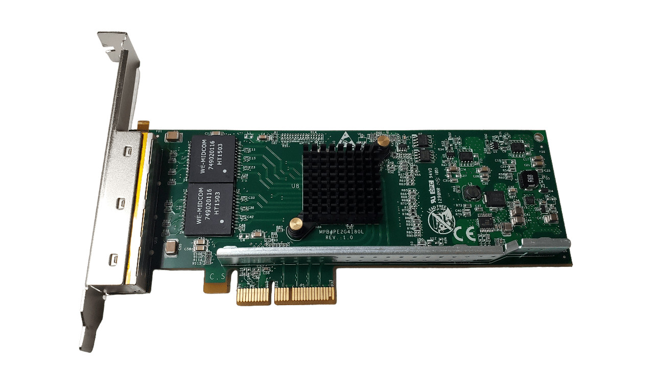 410-00116-01 Riverbed Quad Port 1Gb Network Adapter Full Height Bracket