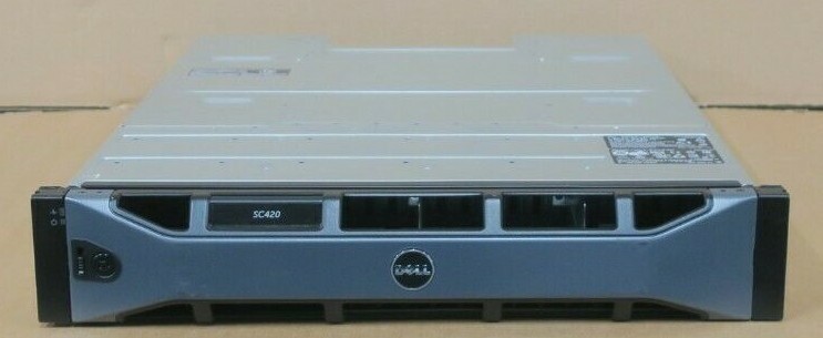Dell Compellent SC420 Expansion Enclosure 24x 2.5" SAS Bays 2x 12G-SAS-4 2x PSU