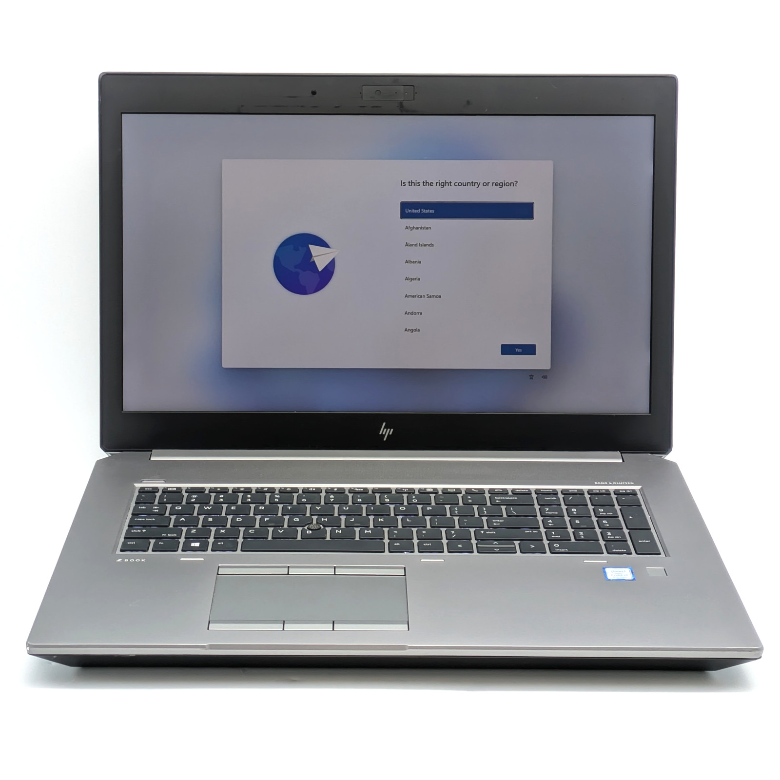 HP ZBook 17 G5 17.3" i7-8750H 16GB DDR4 512GB SSD NVIDIA Quadro P2000 Windows 11